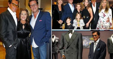 No Mr. Bond, I expect you to buy! Sir Roger Moore's sons Geoffrey and Christian join producer Barbara Broccoli at auction as actor's personal collection of 007 memorabilia goes under the hammer