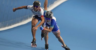 Huang Yu-lin (left) pipped Jung Cheol-won (right) to the finish line after premature celebrations from the South Korean