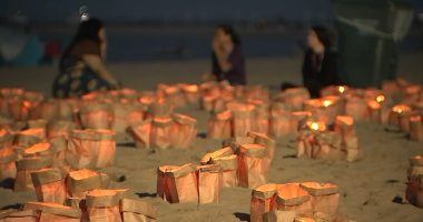 Between Friends hosts Light Up the Lakefront event at North Avenue Beach in honor of Domestic Violence Prevention Month
