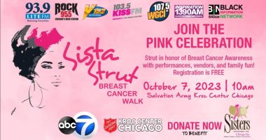 Breast Cancer Awareness Month: 7th annual 'Sista Strut Pink Celebration' 3k walk to benefit Sisters Network Chicago