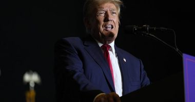 In a bid to secure Iowa , former U.S. President Donald Trump promised a cheering Iowa rally that he'll allow gasoline engines if re-elected in 2024 but will ban 'child sexual mutilation'
