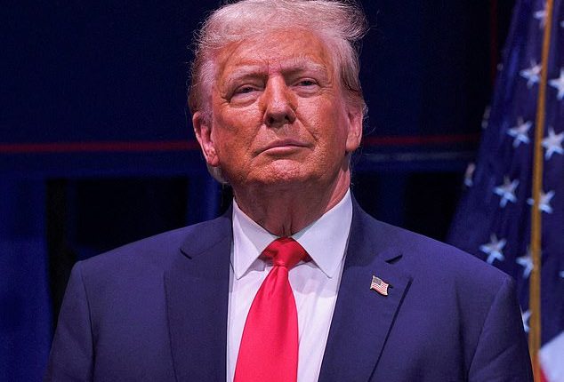 Donald Trump, seen at a campaign rally in New Hampshire earlier this month, is bringing a data protection claim against Orbis Business Intelligence