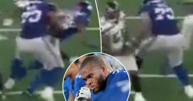 Giants' Evan Neal blocks teammate in ugly loss to Seahawks