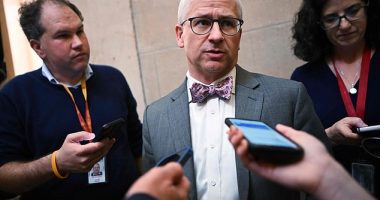 Patrick McHenry, the new temporary speaker of the House, took over on Tuesday after the ouster of Kevin McCarthy