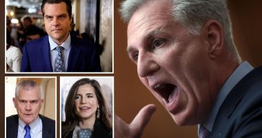 McCarthy lashes out at GOP rebels Mace, Gaetz and Rosendale in defiant exit speech