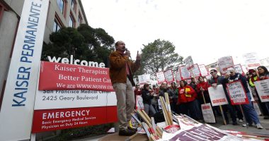 More than 75,000 workers prep for possibility of largest health care strike in US history 