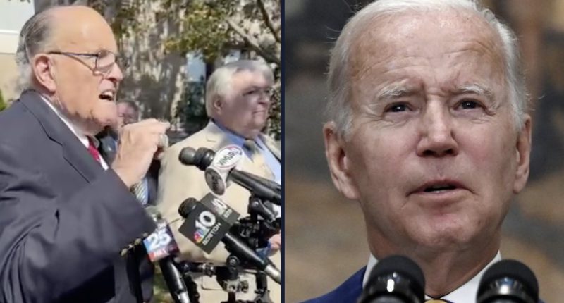 Rudy Giuliani plans to sue Joe Biden in New Hampshire