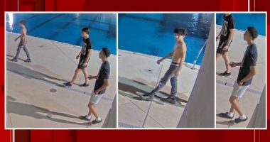 SAPD releases photos of persons of interest after NISD officer hit by vehicle at natatorium