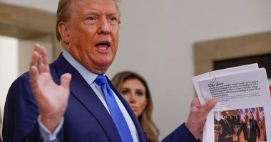 Former president Donald Trump was headed back to court Tuesday morning in New York. He once against lambasted state AG Letitia James, and claimed Mar-a-Lago was worth '50 to 100' times what James said in a filing that was based on statements by Palm Beach assessors that Trump's team calls dubious