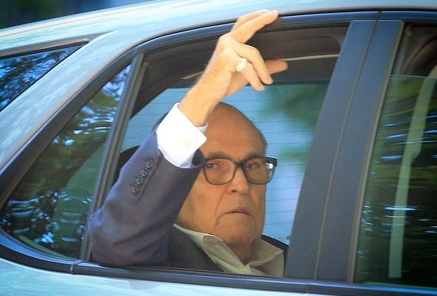 Trump prosecutors are now investigating whether the former president overlooked Rudy Giuliani's apparent drunkenness and proceeded to deny the election result. Rudy is shown on September 20th in New York City