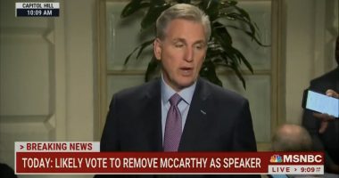 VIDEO: Kevin McCarthy Predicts His Own Removal as Speaker Ahead of Motion to Vacate Vote