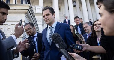 'I would say that my conversations with the former president leave me with great confidence that I'm doing the right thing,' Rep. Matt Gaetz said of his conversations with Donald Trump