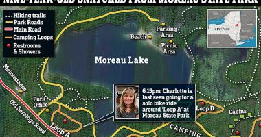Was missing Charlotte Sena being watched? Amber alert girl, nine, was snatched from campsite in 15-minute window after leaving her family and friends to go for solo bike ride