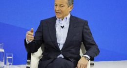 Bob Iger, 72, addressed the audience at The New York Times Dealbook Summit on Wednesday