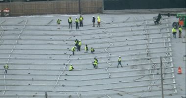Chicago migrant crisis: Crews begin construction of Brighton Park migrant camp