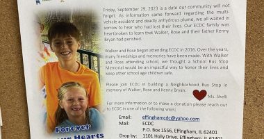 Daycare honoring Effingham kids with bus stop after tragic ammonia spill