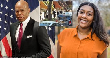 New York City mayor Eric Adams has reassigned his top campaign fundraiser after her home was raided by the FBI over an alleged kickback scheme - despite previously saying he had 'full confidence' in her.