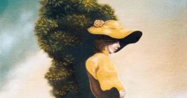 Everyone can see the woman in the hat – but you could have 20/20 vision if you can spot the hidden face in the illusion