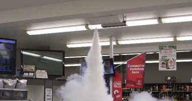 Extreme new anti-theft device drops fog into stores leaving shoppers unable to escape if suspected stealing in progress