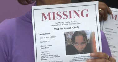 Family holds press conference amid search for missing Warrensville Heights woman Michelle Arnold