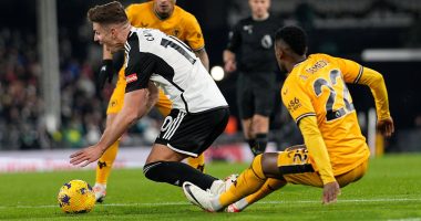 Fans fume at 'genuinely unbelievable' decision to award Fulham's first penalty against Wolves... slamming the 'absolutely AWFUL officiating' as Gary O'Neil questions the point of VAR