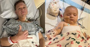 Father donates liver to son with rare genetic disorder, saving his life