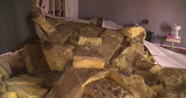Grandmother lucky to be alive after ceiling collapses on her bed in her Melbourne home