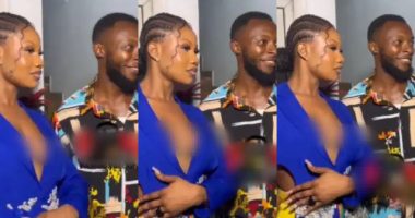 “If na Jowizaza , I’m sure it won’t be an issue” – Moment Tacha stylishly removes guy’s hand after he held her waist to snap