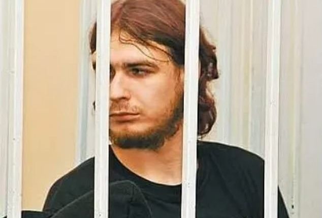 Nikolai Ogolobyak, 33, had served 13 years of his 20 year prison sentence for murdering the four Russian teenagers in ritualistic killings before he was released and recruited into Putin's army