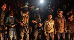 Sixth batch of Gaza hostages ‘handed over by Hamas terrorists’ just HOURS before truce expires
