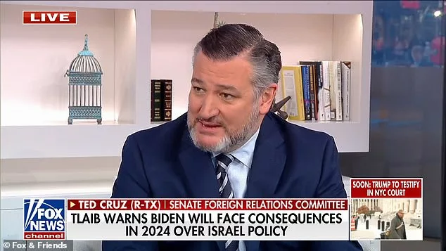 Republican Sen. Ted Cruz on Monday again repeated his theory that the Democrats would 'jettison' 80-year-old President Joe Biden and 'parachute in' Michelle Obama as their White House nominee at next summer's convention