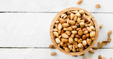 bowl of peanuts