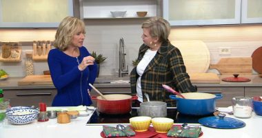 Tracy Butler is Cooking up a Storm with ABC7 Chicago director's wife Jennifer Goolsby, making Potato Ham Soup
