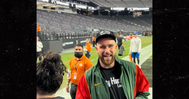 Travis Kelce Wears Vegas Strip Club Shirt, Not Afraid to Be Himself