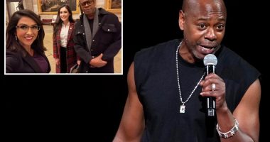 Dave Chappelle poses for selfie with Reps. Boebert, Luna on Capitol Hill