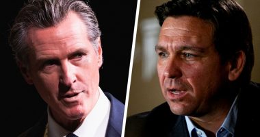 Gavin Newsom and Ron DeSantis debate taxes, crime and who's the bigger bully
