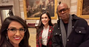 Rep. Lauren Boebert Nabs Dave Chappelle for Selfie on Capitol Hill