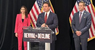 Florida Gov. Ron DeSantis said at a press conference after his debate with California Gov. Gavin Newsom that Florida Republican Party Chairman Christian Ziegler should step aside as he faces investigation for sexual battery and rape