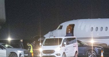 Taylor Swift has already departed London on her private jet after a whirlwind 12-hour visit to attend Beyonce's Renaissance premiere on Thursday.