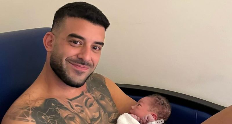 The Block: Adrian Portelli welcomes his first child with girlfriend