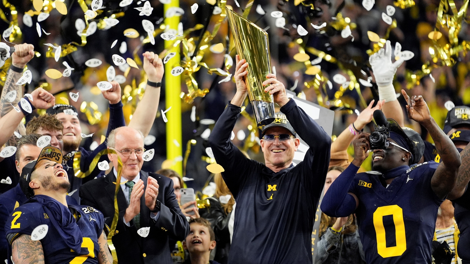 Michigan Wolverines run away from Washington Huskies to win College