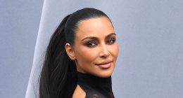 Kim Kardashian appears to make fashion faux-pas at Balenciaga PFW show