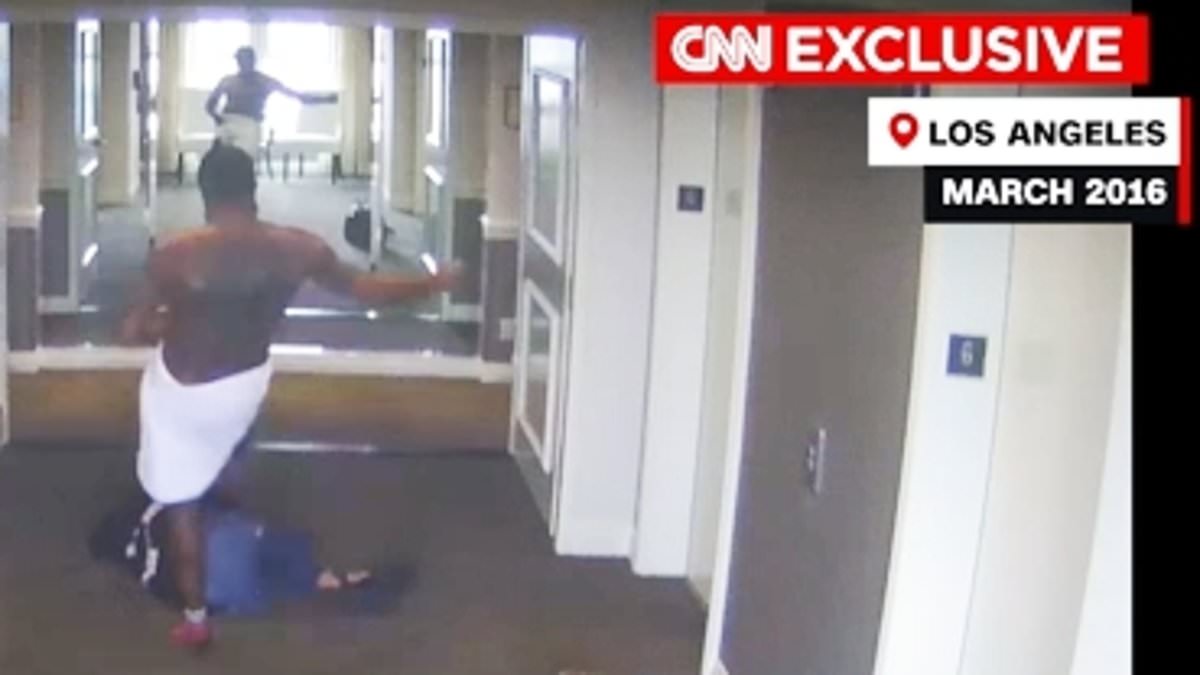 Diddy was captured on hotel security camera violently attacking Cassie