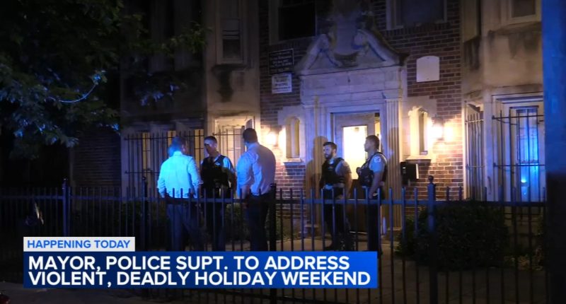 how many shootings in chicago july 4th 2025