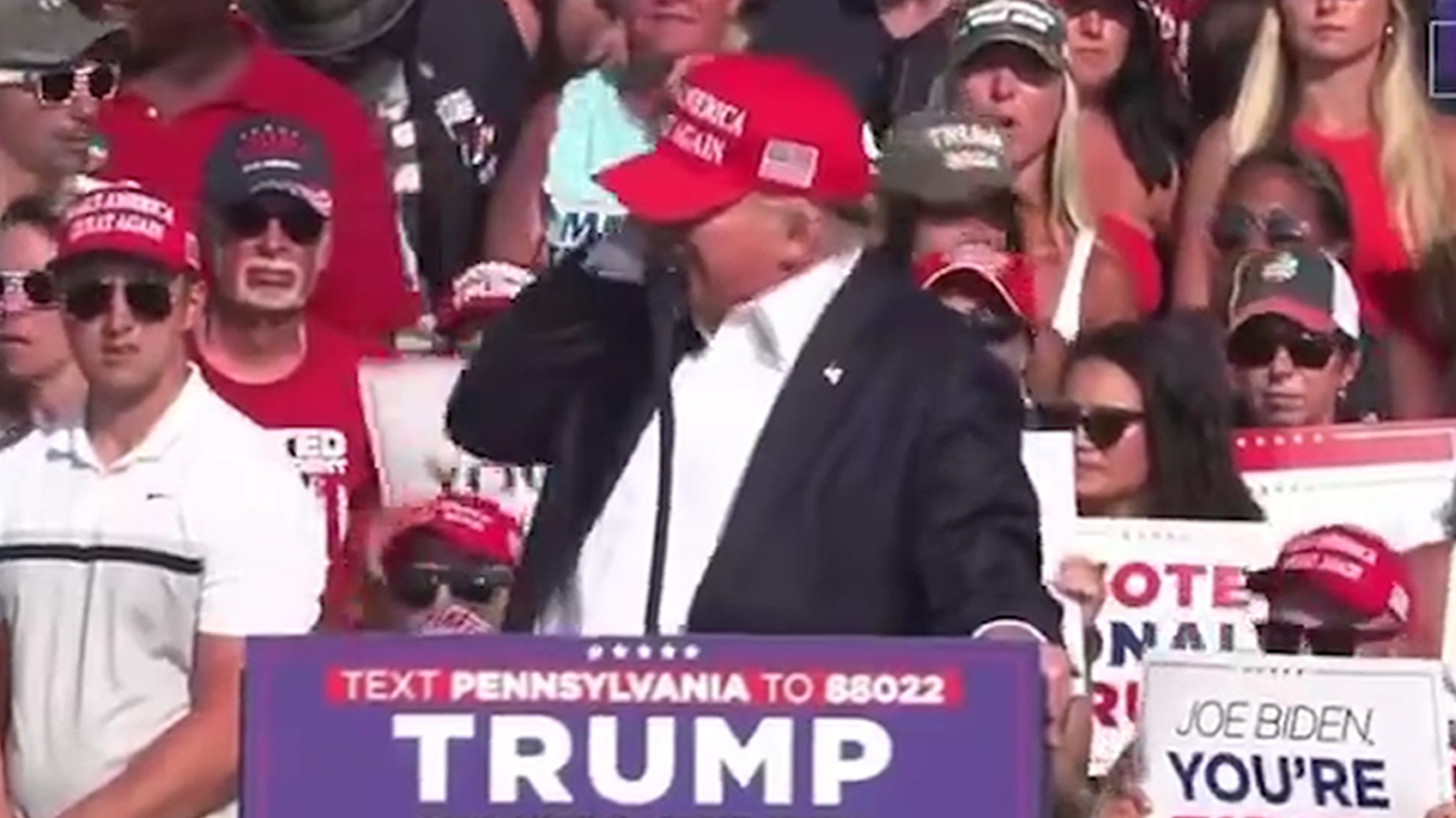 Donald Trump sustains injuries from shots fired at Pennsylvania rally ...
