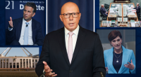 Peter Dutton, Andrew Constance and Nicolle Flint.