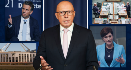 Peter Dutton, Andrew Constance and Nicolle Flint.