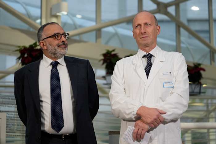 Pope to make first public appearance before leaving hospital and going back to Vatican for recovery