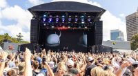 Police charged close to 100 people at the Fuzzy Field Day 2023 festival with drug offences.