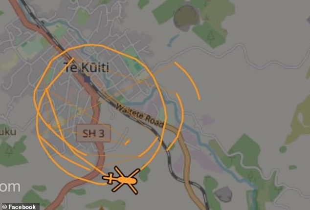 Locals believed the police helicopter and armed officers in Te Kuiti were part of a police operation to catch fugitive father-of-three Tom Phillips